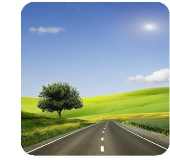 Directions to Library-Road, Tree & Sky-copyrighted image/Fotolia.com